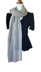 Grand foulard avec strass dorés