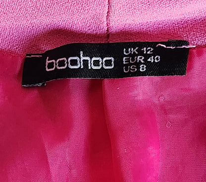 Veste blazer longue Boohoo