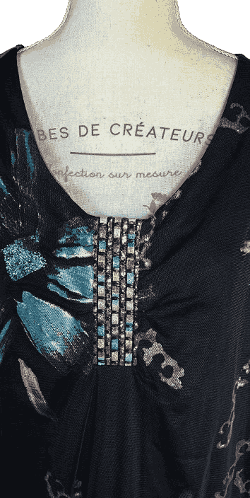Blouse en voile imprimé Toscane
