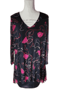 Blouse en voile imprimé Toscane