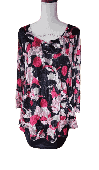 Blouse en dentelle colorée Toscane