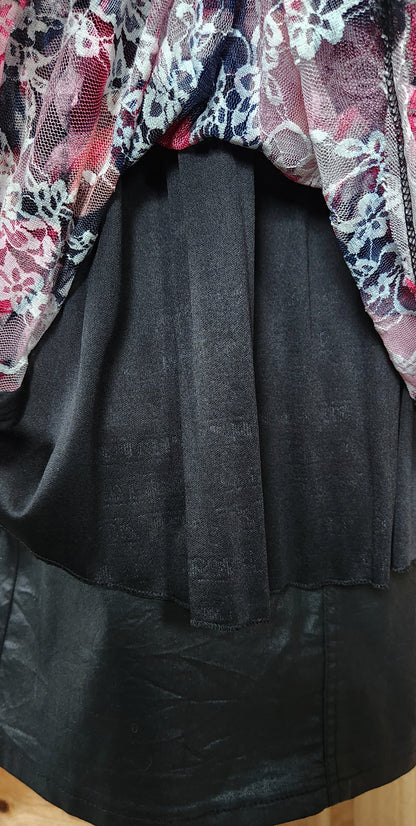 Blouse en dentelle colorée Toscane