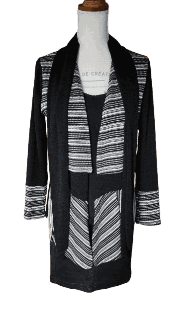 Gilet/cardigan asymétrique DPM by Depech Mod