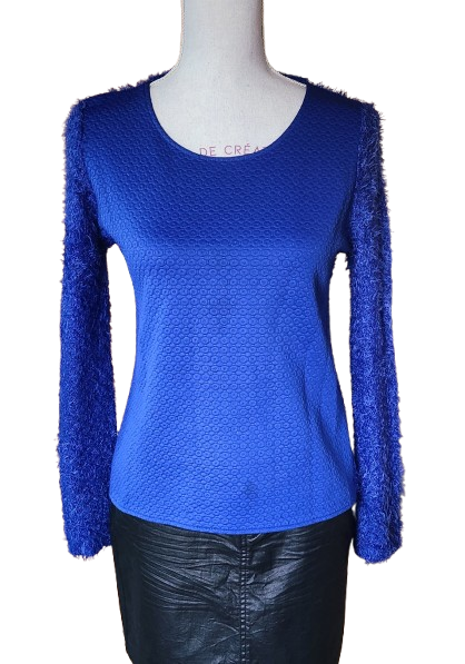 Pull doux bi-matière Bréal