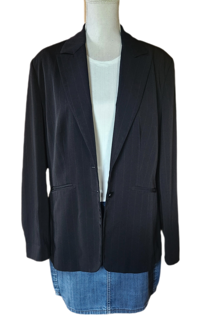 Veste blazer finement rayée Clara Vitti