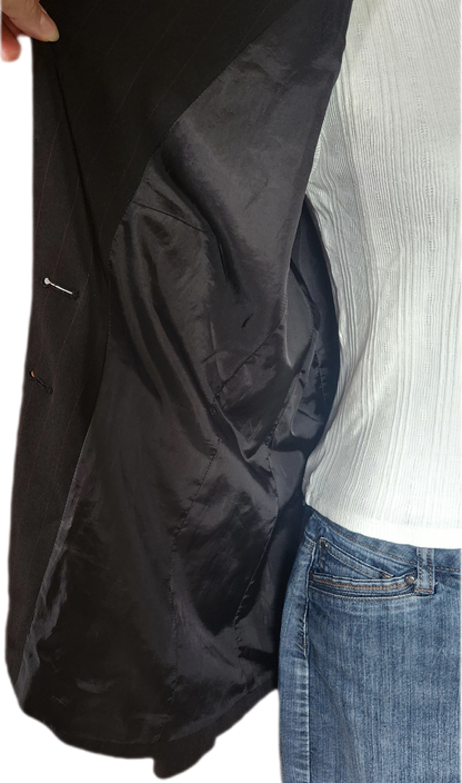 Veste blazer finement rayée Clara Vitti