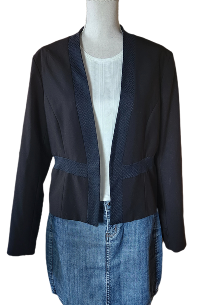 Veste blazer noire Grain de Malice