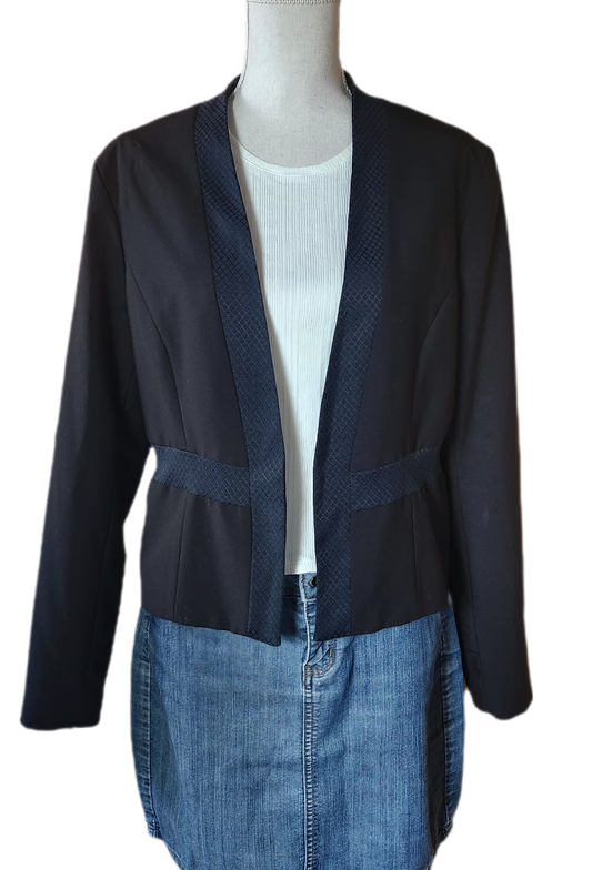 Veste blazer noire Grain de Malice