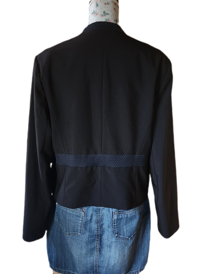 Veste blazer noire Grain de Malice