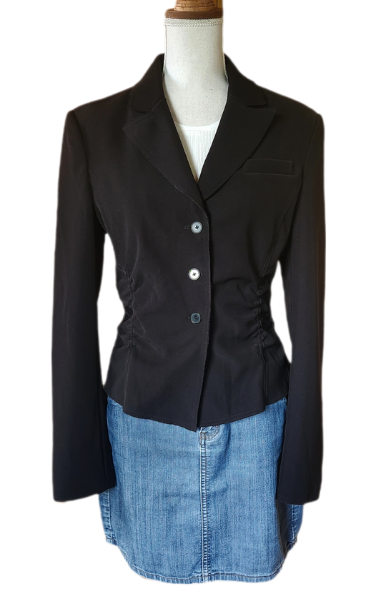Veste blazer froncée Zara