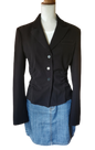 Veste blazer froncée Zara