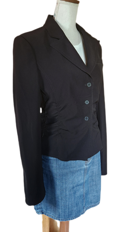 Veste blazer froncée Zara