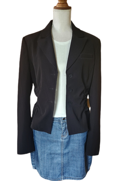 Veste blazer froncée Zara