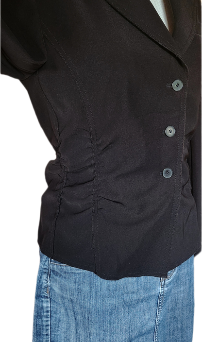 Veste blazer froncée Zara