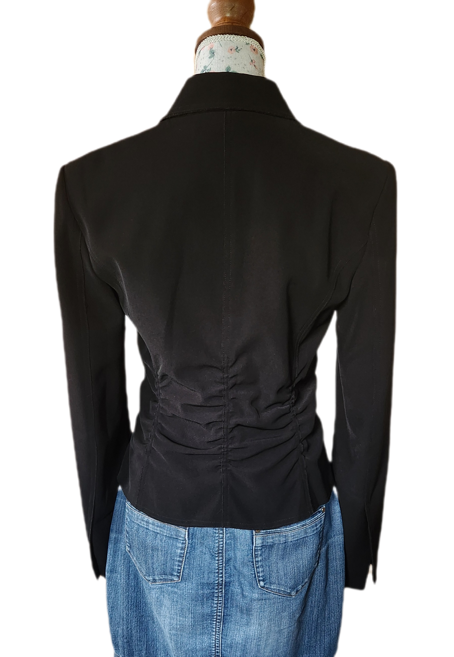 Veste blazer froncée Zara