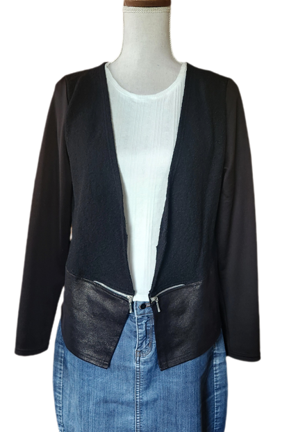 Veste blazer bi-matière Du Plaisir à la Mode