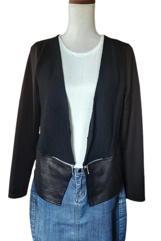 Veste blazer bi-matière Du Plaisir à la Mode