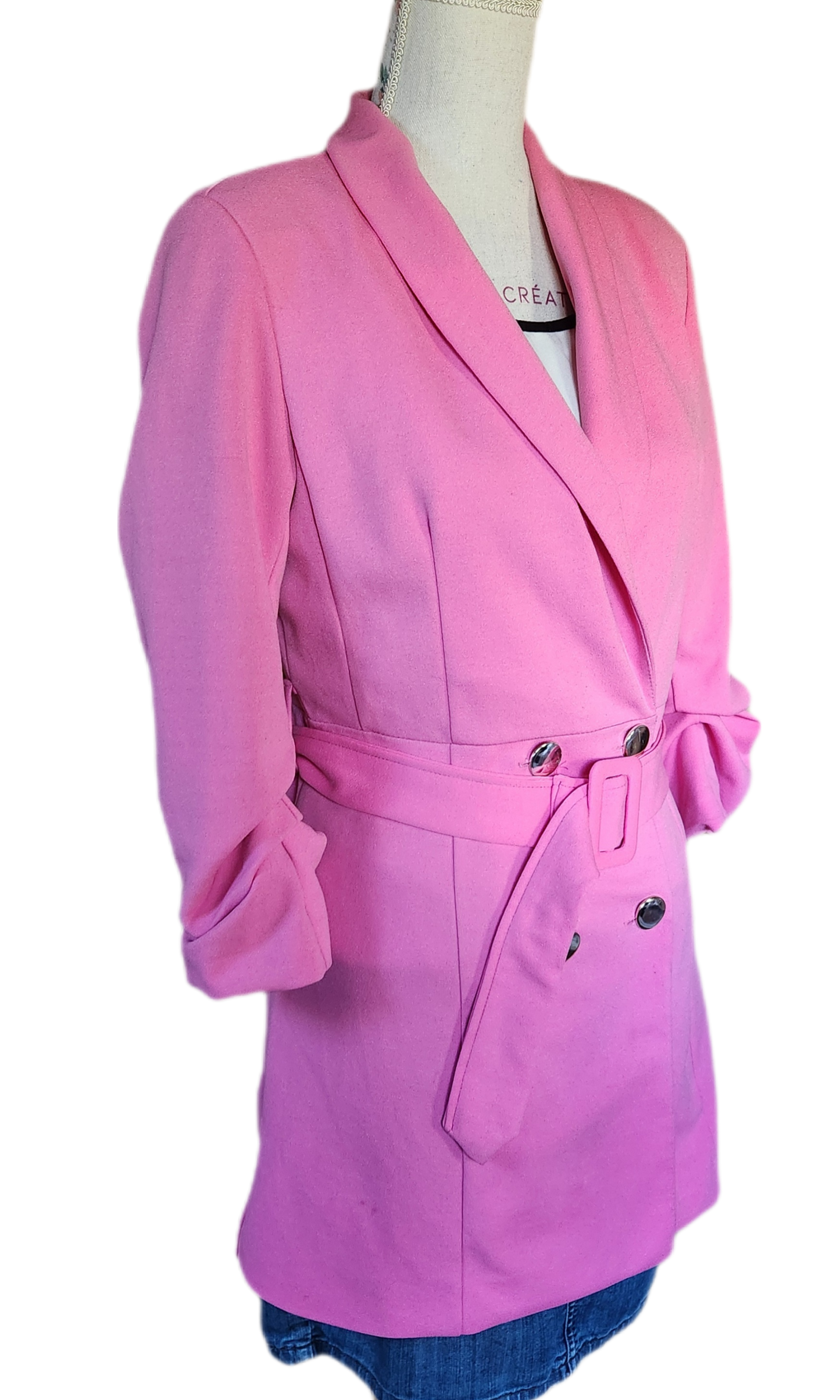 Veste blazer longue Boohoo